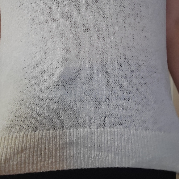 Cream Knit Tank - Picture 6 of 6